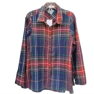 Andree by UNIT Plaid Button down Shirt